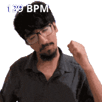 129 Beats Sticker