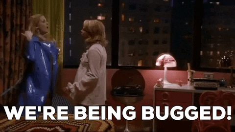 nic530 giphygifmaker bugged dick movie were being bugged GIF