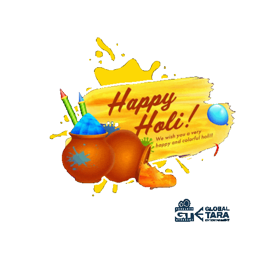 Holi Festival Sticker by Global Tara Entertainment