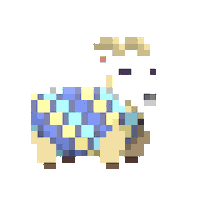 subpixel ready goat sweater argyle Sticker