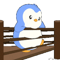 Sad Still Waiting Sticker by Pudgy Penguins