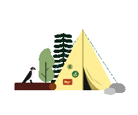 Lebensbaum_de adventure camping wanderlust exploring Sticker
