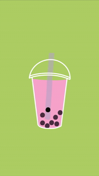Tapioca Pearls Tea GIF