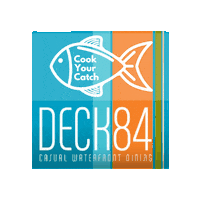 Deck84 fishing deck84 dockanddine cookyourcatch Sticker