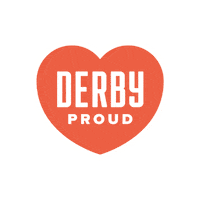 DerbyKansas heart derby derbykansas derbyproud Sticker