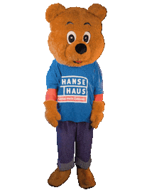 Bear Waving Sticker by Hanse Haus
