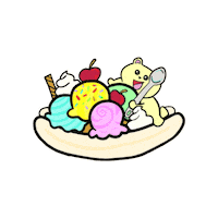 Happy Ice Cream Sticker