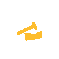 StudioBuenaparte bounce hammer buenaparte platslaan Sticker