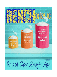 Bench Press Sticker by Sorinex