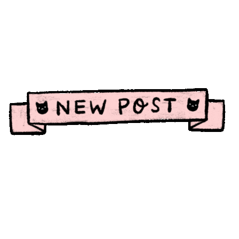 HelloCurlyTail giphyupload cat new pink Sticker