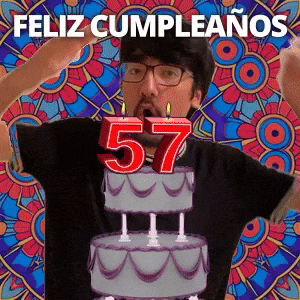 ¡Feliz 57.º cumpleaños!