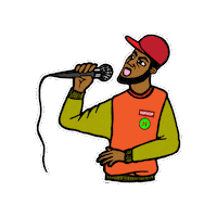Art Rapper Sticker