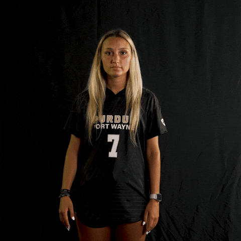 Soccer Brush Off GIF by Purdue Fort Wayne Athletics