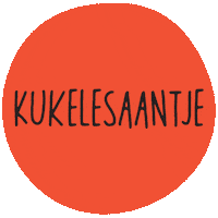 Logo Tekst Sticker by Gastouder het Kukelesaantje