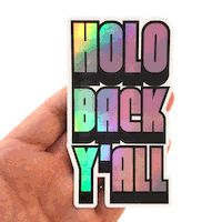 slap holo Sticker by StickerApp