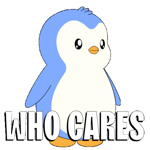 Happy Look At Me Sticker by Pudgy Penguins