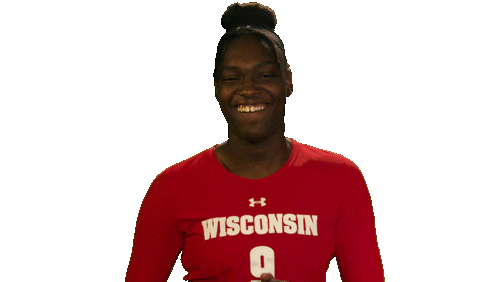 Wisconsin Volleyball Dance Sticker by Wisconsin Badgers