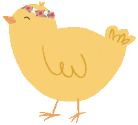 Baby Animals Chicken Sticker
