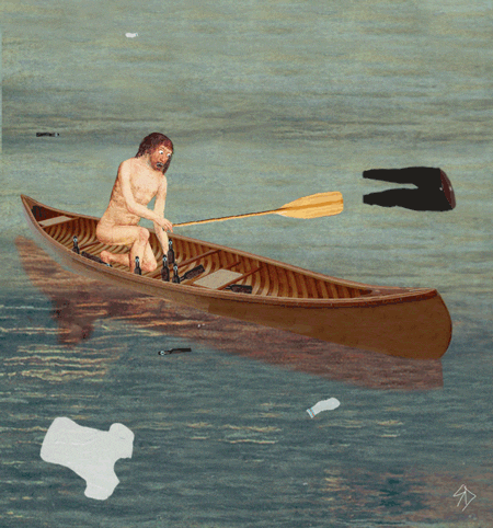 art canoe GIF by Scorpion Dagger