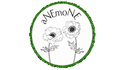 anemonejardineria logo jardineria giratorio aneone Sticker