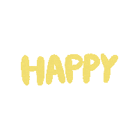 Happy Text Sticker