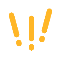 cleanbar orange local warning announcement Sticker