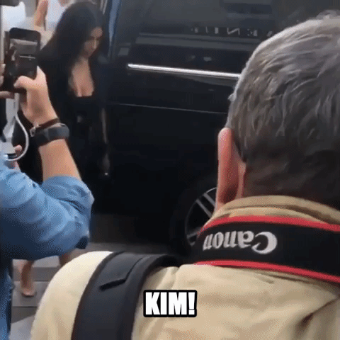 Man Attempts to Kiss Kim Kardashian's Buttocks