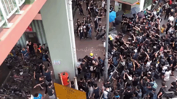 Hong Kong Police Struggle to Contain Anti-Parallel Trading Protests in Hong Kong