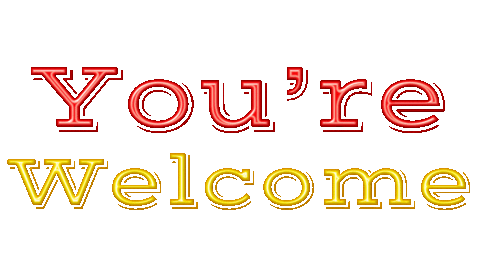 you are welcome turn around Sticker by Dr. Donna Thomas Rodgers