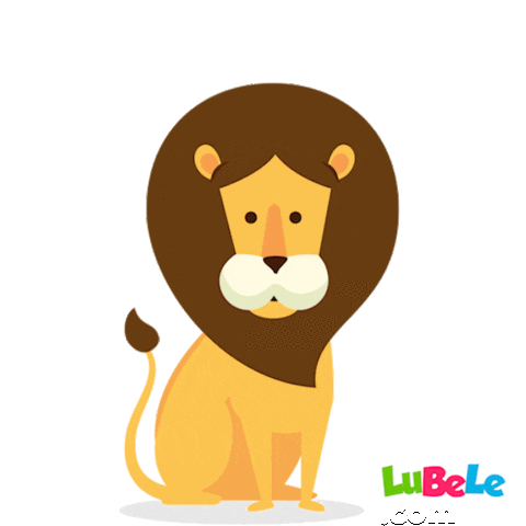 LuBeLe cat animal tiger lion Sticker