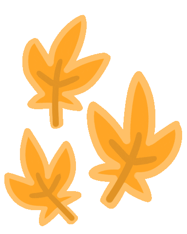 Maple Leaves Sticker Sticker by Ai and Aiko
