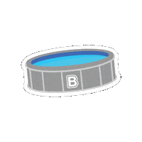 bestwayus fun cute summer pool Sticker