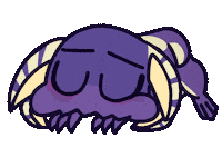 Sad Sleep Sticker by Miyrumiyru