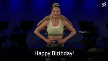 Working Out Happy Birthday GIF by Peloton