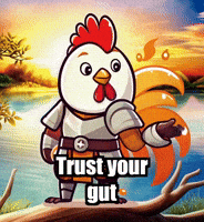 Wisdom Trust Your Gut GIF by Zorooster