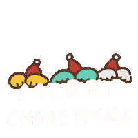 Merry Christmas Dog Sticker by wuwu illustration