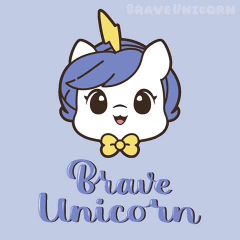 Logo Pink GIF by Brave Unicorn