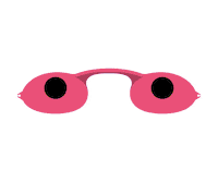 Glasses Glowing Sticker by Sun Tan City