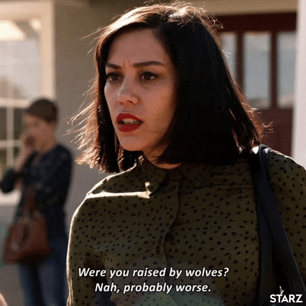 raised by wolves burn GIF