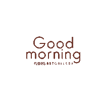 florisartgallery art morning goodmorning gallery Sticker