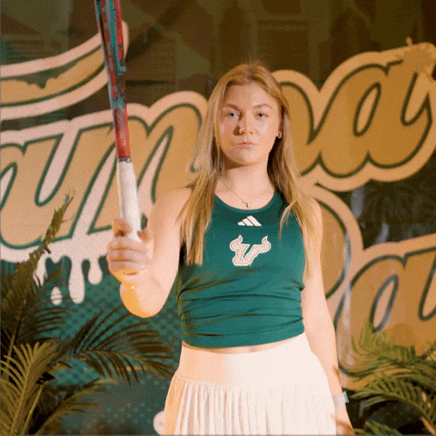 South Florida Tennis GIF by USF Athletics