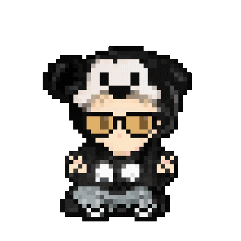 Mickey Mouse Peace Sticker