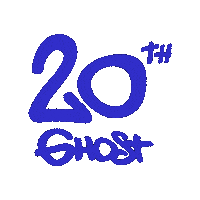 gervasoni ghost party gervasoni gervasoni1882 ghost 20th birthday Sticker