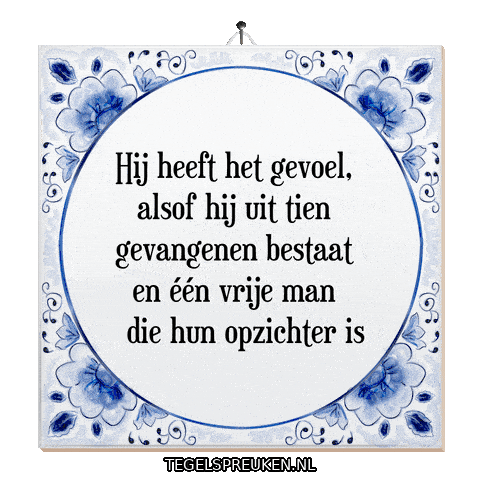Humor Hoop Sticker by Tegelspreuken.nl