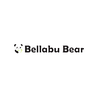 BellabuBear logo panda bellabu bellabubear Sticker