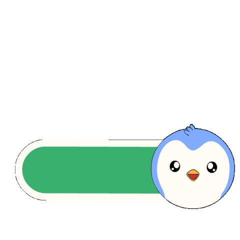 Penguin Downloading Sticker by Pudgy Penguins
