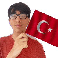 Turkish Flag Pride Sticker