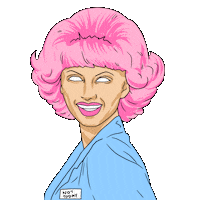 DuBlonde woman burger lipstick not today Sticker