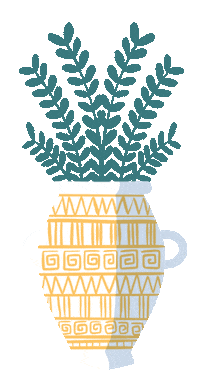 Plant Pot Sticker by Bett Norris