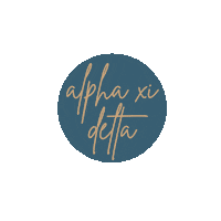 Panhellenic Alpha Xi Delta Sticker